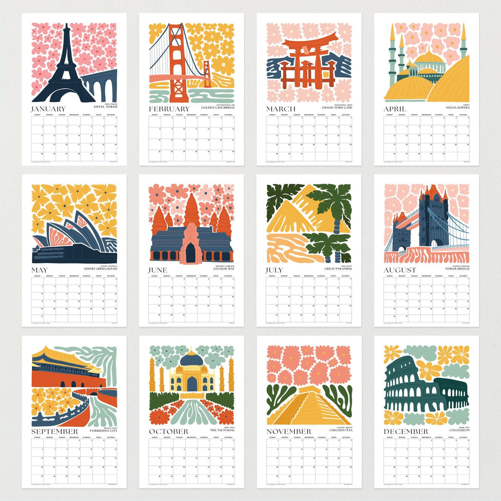
                  
                    Wall Calendar - Travel
                  
                