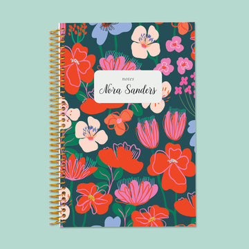 6x9 Notebook/Journal - Spring Garden Walk