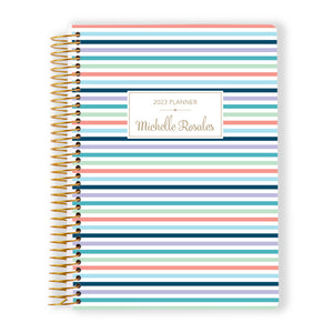 
                  
                    6x9 Weekly Planner - Small Colorful Stripes
                  
                