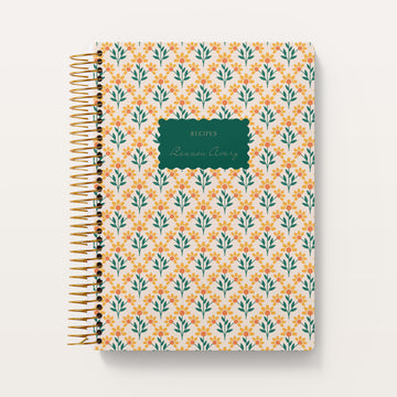 Personalized Recipe Book - Yellow Meadow
