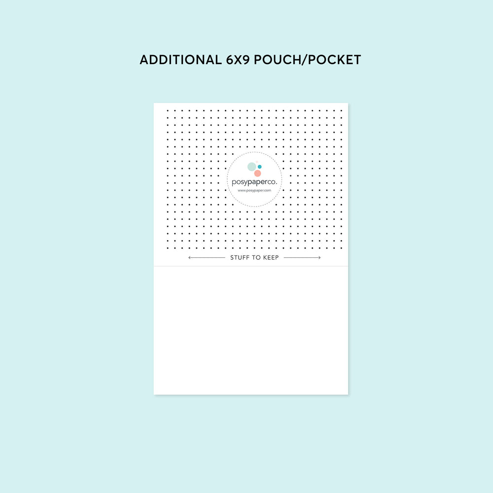 Additional Pocket/Pouch - for 6x9 planners