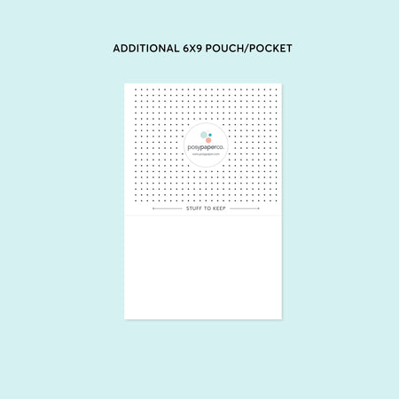 Additional Pocket/Pouch - for 6x9 planners