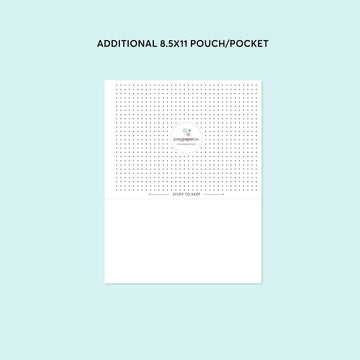 Additional Pocket/Pouch - for 8.5x11 planners
