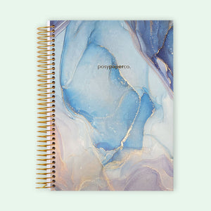 
                  
                    6x9 Hardcover Student Planner - Aqua Gold Abstract Ink
                  
                