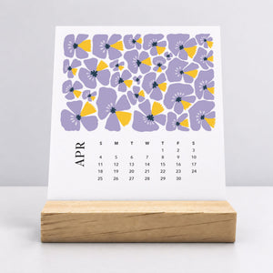 
                  
                    Desk Calendar (Choose Your Start Month) - Artful Flowers
                  
                