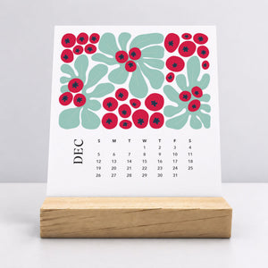 
                  
                    Desk Calendar (Choose Your Start Month) - Artful Flowers
                  
                