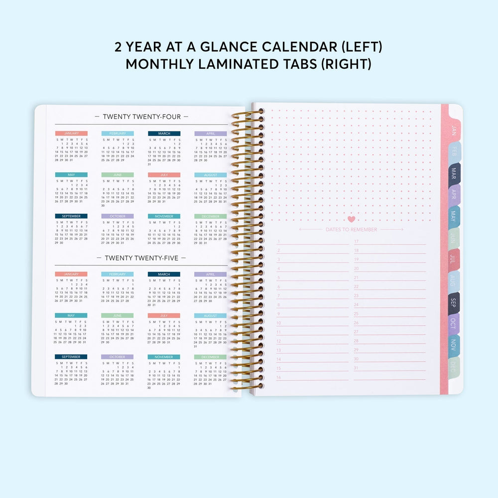 
                  
                    6x9 Monthly Planner - Blue Color Block
                  
                