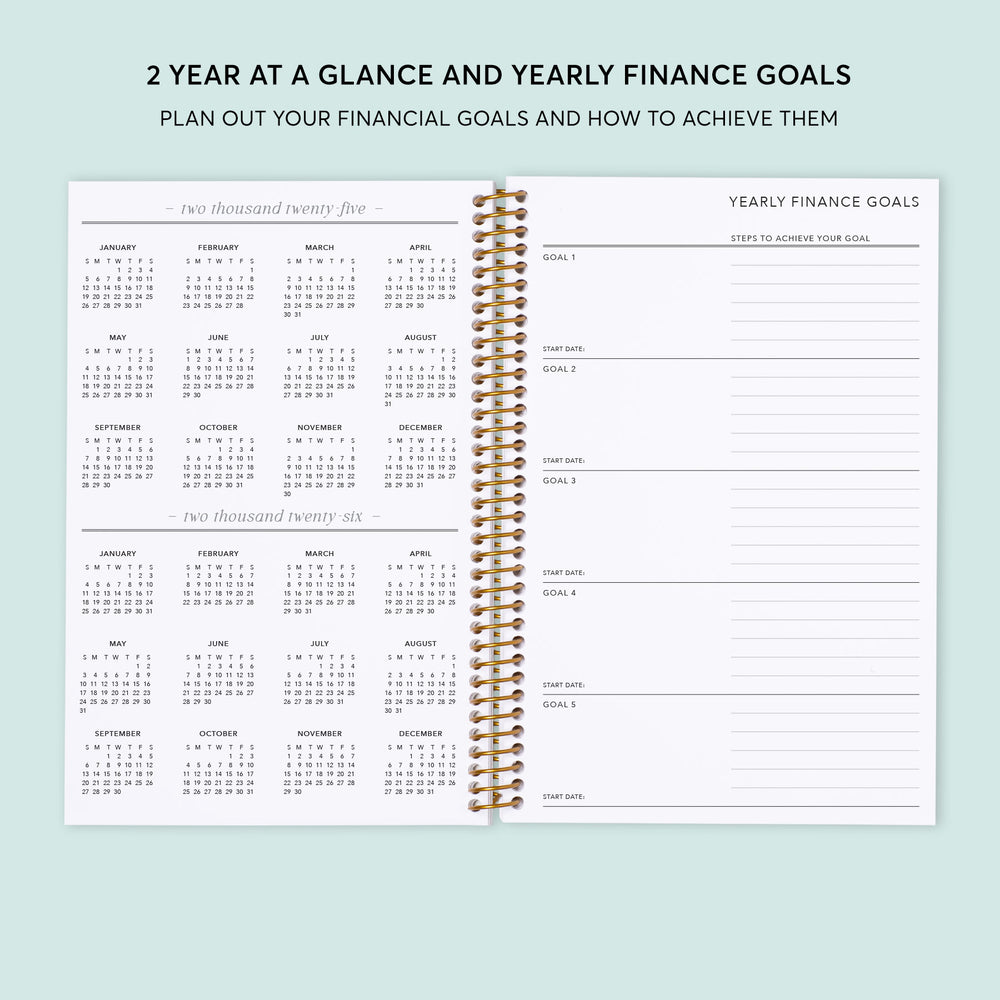 
                  
                    6x9 Budget Planner - Aqua Gold Abstract Ink
                  
                