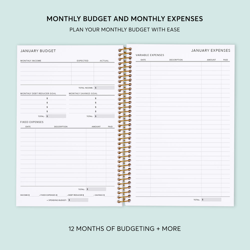 
                  
                    6x9 Budget Planner - Blush Gray Tropical
                  
                