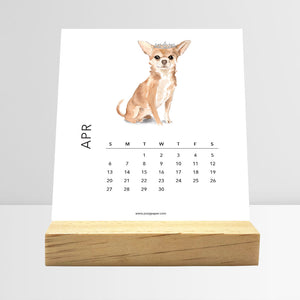 
                  
                    Desk Calendar (Choose Your Start Month) - Dog Breeds
                  
                