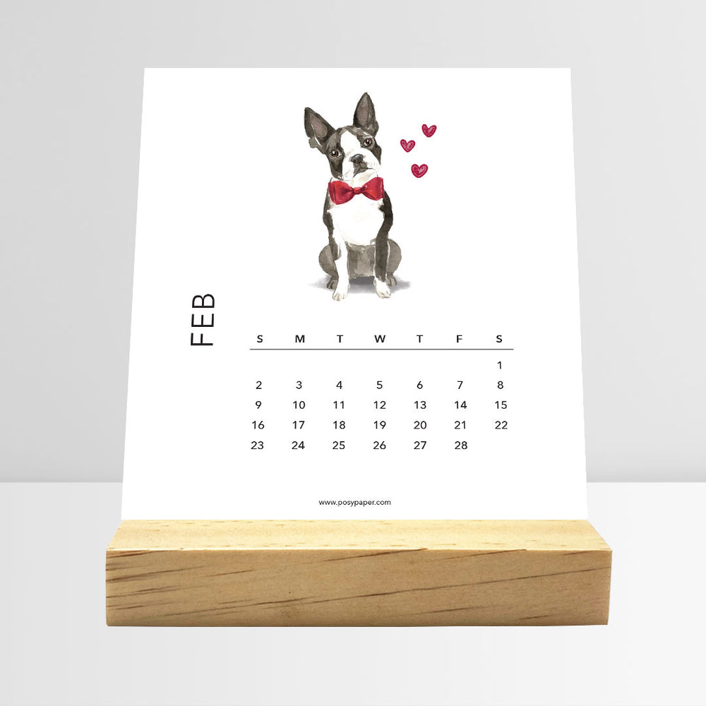 
                  
                    Desk Calendar (Choose Your Start Month) - Dog Breeds
                  
                