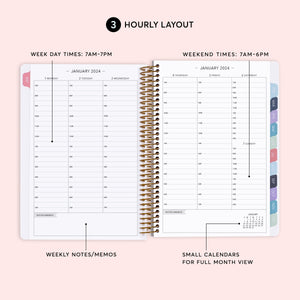 
                  
                    6x9 Weekly Planner - Black White Color Block
                  
                