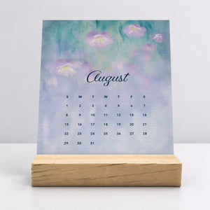 
                  
                    Desk Calendar (Choose Your Start Month) - Dreamy Watercolors
                  
                
