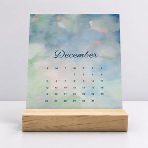 
                  
                    Desk Calendar (Choose Your Start Month) - Dreamy Watercolors
                  
                