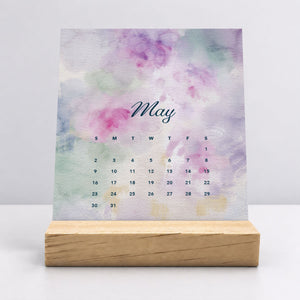
                  
                    Desk Calendar (Choose Your Start Month) - Dreamy Watercolors
                  
                