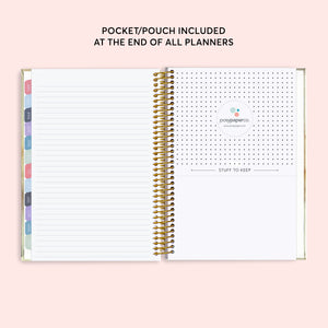 
                  
                    a spiral notebook with a dotted page inside
                  
                