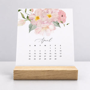 
                  
                    Desk Calendar (Choose Your Start Month) - Flirty Florals
                  
                