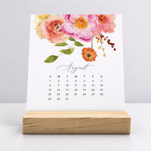 
                  
                    Desk Calendar (Choose Your Start Month) - Flirty Florals
                  
                