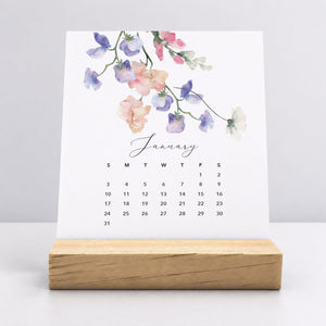 
                  
                    Desk Calendar (Choose Your Start Month) - Flirty Florals
                  
                