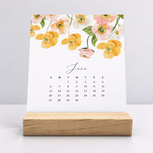 
                  
                    Desk Calendar (Choose Your Start Month) - Flirty Florals
                  
                