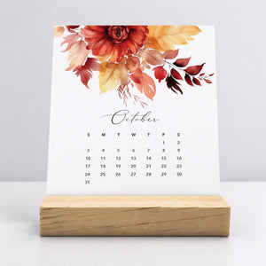 
                  
                    Desk Calendar (Choose Your Start Month) - Flirty Florals
                  
                