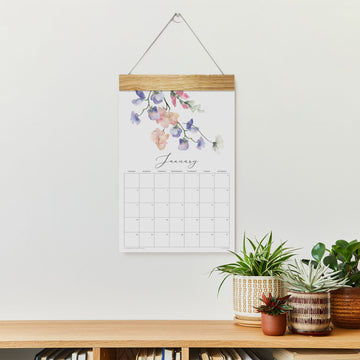 Wall Calendar - Flirty Florals