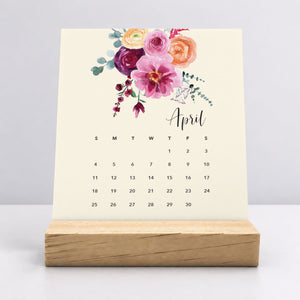 
                  
                    Desk Calendar (Choose Your Start Month) - Floral
                  
                