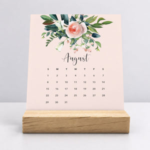
                  
                    Desk Calendar (Choose Your Start Month) - Floral
                  
                