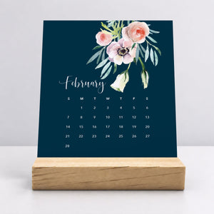 
                  
                    Desk Calendar (Choose Your Start Month) - Floral
                  
                