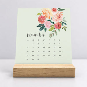 
                  
                    Desk Calendar (Choose Your Start Month) - Floral
                  
                