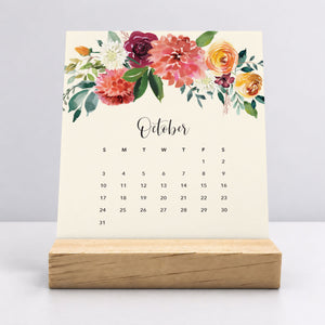 
                  
                    Desk Calendar (Choose Your Start Month) - Floral
                  
                