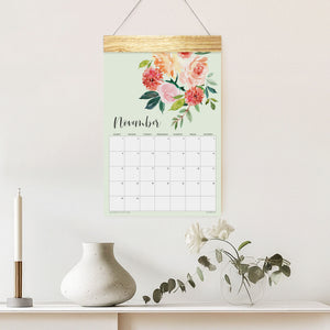 
                  
                    November page of the Floral wall calendar
                  
                