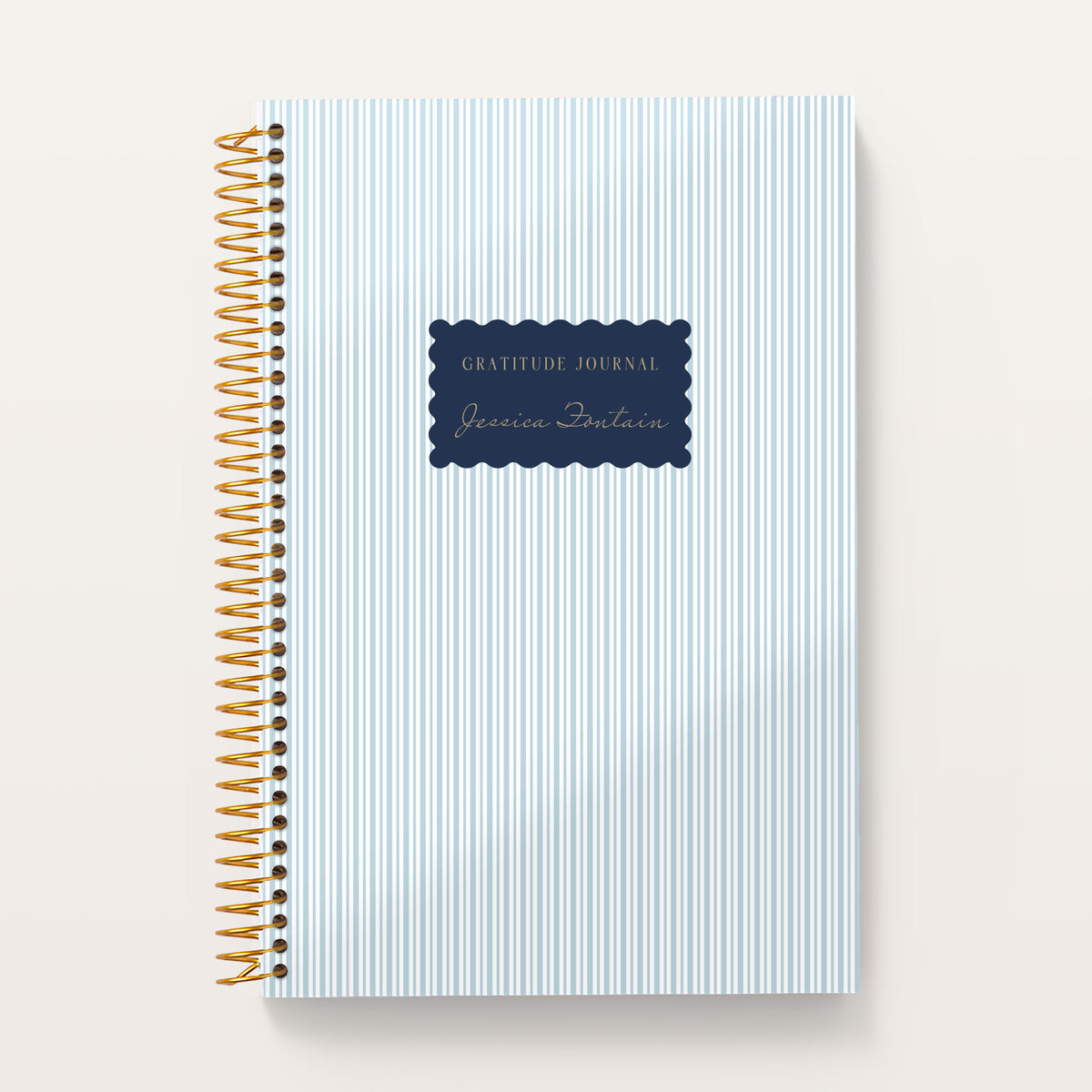 Harbor Linen cover on a 6×9 Posy gratitude journal