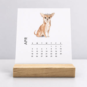 
                  
                    Desk Calendar (Choose Your Start Month) - Dog Breeds
                  
                