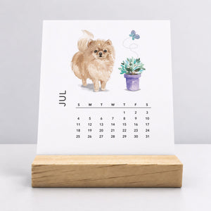
                  
                    Desk Calendar (Choose Your Start Month) - Dog Breeds
                  
                