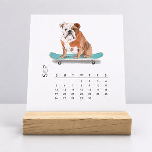 
                  
                    Desk Calendar (Choose Your Start Month) - Dog Breeds
                  
                