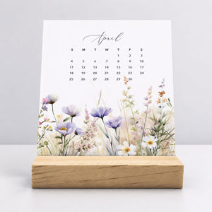
                  
                    Desk Calendar (Choose Your Start Month) - Meadow Floral
                  
                