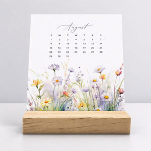 
                  
                    Desk Calendar (Choose Your Start Month) - Meadow Floral
                  
                