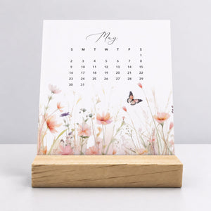 
                  
                    Desk Calendar (Choose Your Start Month) - Meadow Floral
                  
                