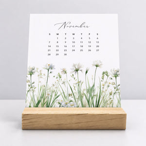 
                  
                    Desk Calendar (Choose Your Start Month) - Meadow Floral
                  
                