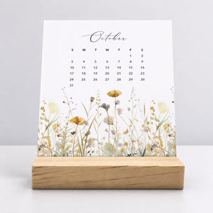 
                  
                    Desk Calendar (Choose Your Start Month) - Meadow Floral
                  
                