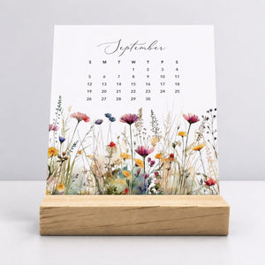 
                  
                    Desk Calendar (Choose Your Start Month) - Meadow Floral
                  
                