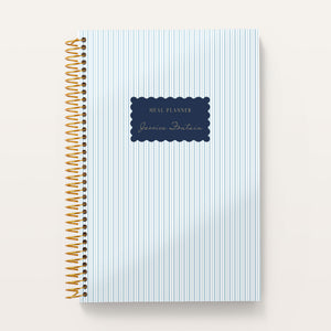 
                  
                    Harbor Linen cover on a 6×9 Posy meal planner
                  
                