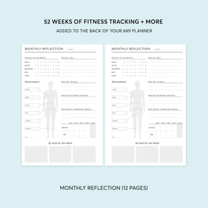 
                  
                    Fitness Planning Section - for 6x9 planners
                  
                