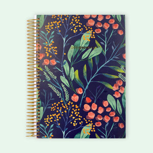 
                  
                    6x9 Hardcover Student Planner - Navy Watercolor Floral
                  
                