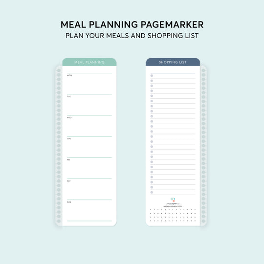 Pagemarker - Meal Planning