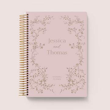 6x9 Wedding Planner - Blush Vines