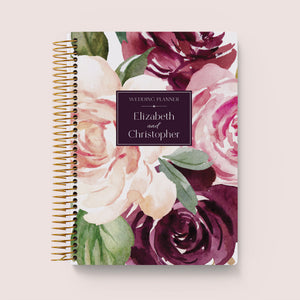 
                  
                    Romantic Rose cover on a Posy wedding planner
                  
                