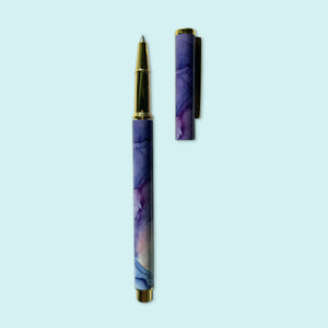 
                  
                    Rollerball Gel Pen - Purple Blue Flowing Ink
                  
                