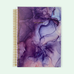 
                  
                    6x9 Hardcover Student Planner - Purple Flowing Ink
                  
                